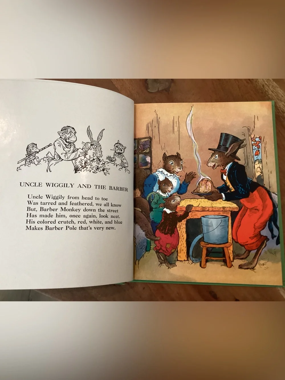 Vtg. Edition of 1955 Uncle Wiggily and His Friends written by prolific American